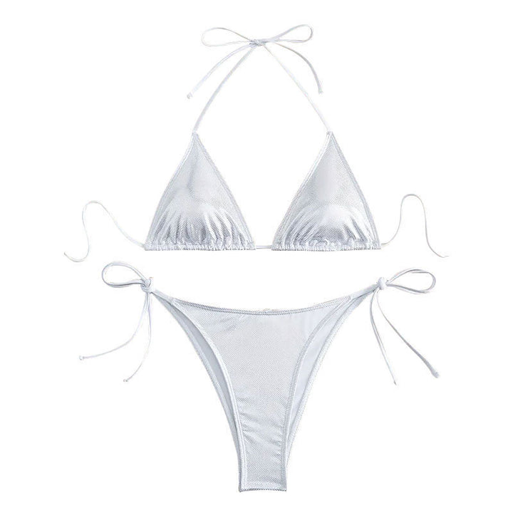 Dams Triangel-Bikini med glittrande nätdesign Mirla-Eva Jonsson