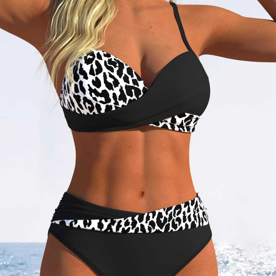 Dam Bikini-set med raffinerad inslagstop och hög midja Mirla-Eva Jonsson