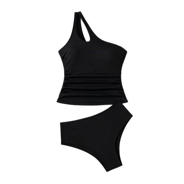 Damen Asymmetrischer Einteiler mit Raffung Echo Archiv