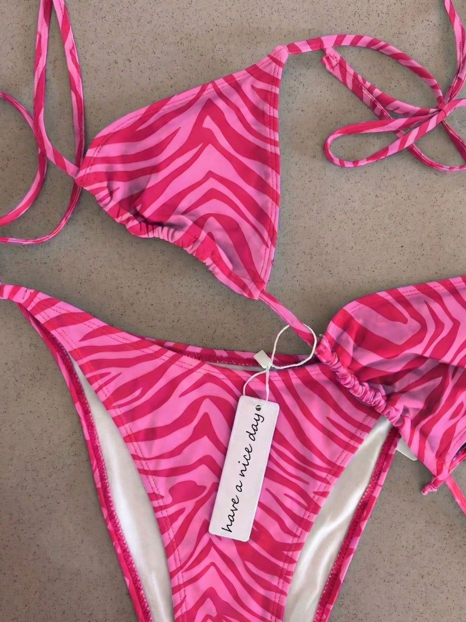 Damen Triangel-Bikini mit klassischem Punktmuster Echo Archiv