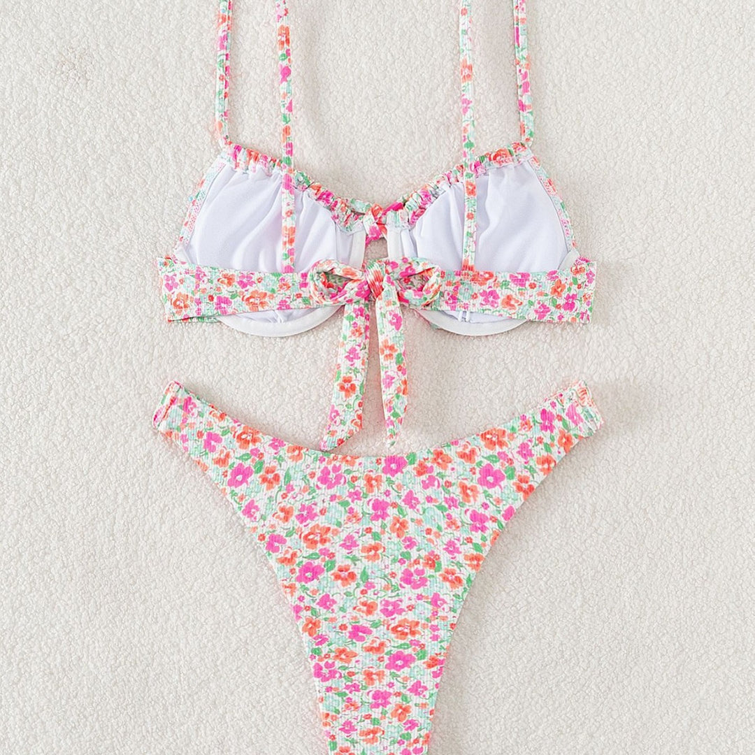 Damen Blumenmuster Bikini-Set Echo Archiv