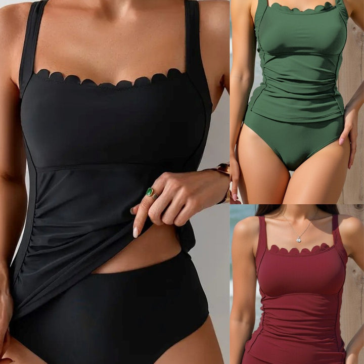 Damen Tankini mit elegantem Rüschendesign Echo Archiv