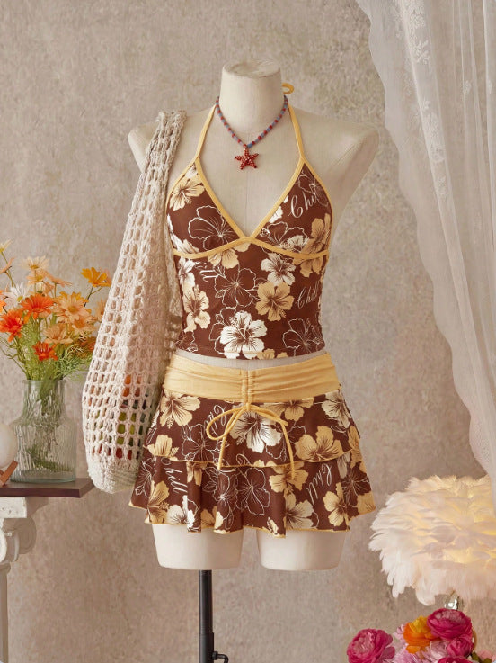 Damen Bikini-Set mit Rock Echo Archiv