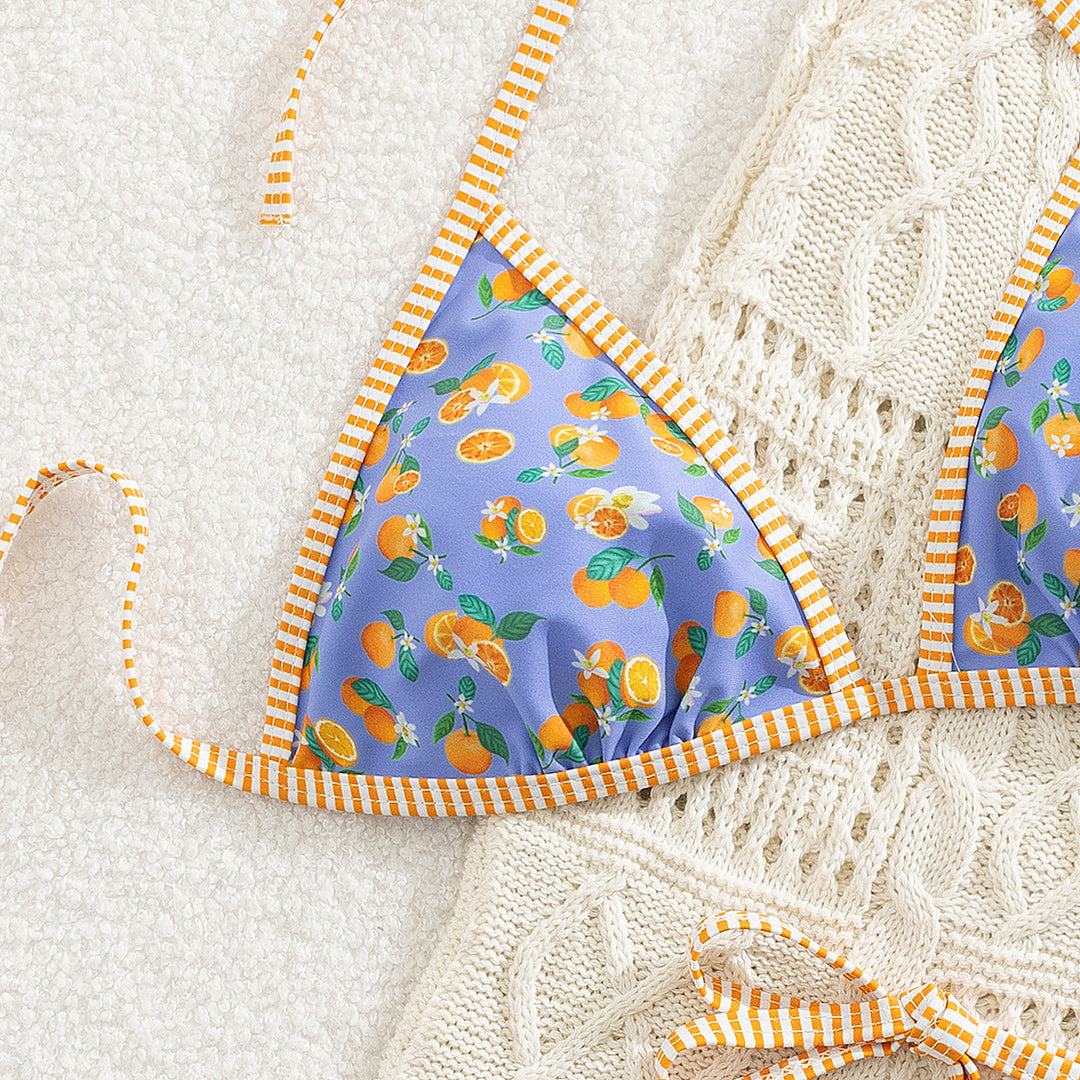 Damen Triangel-Bikini mit Häkeloberteil Echo Archiv