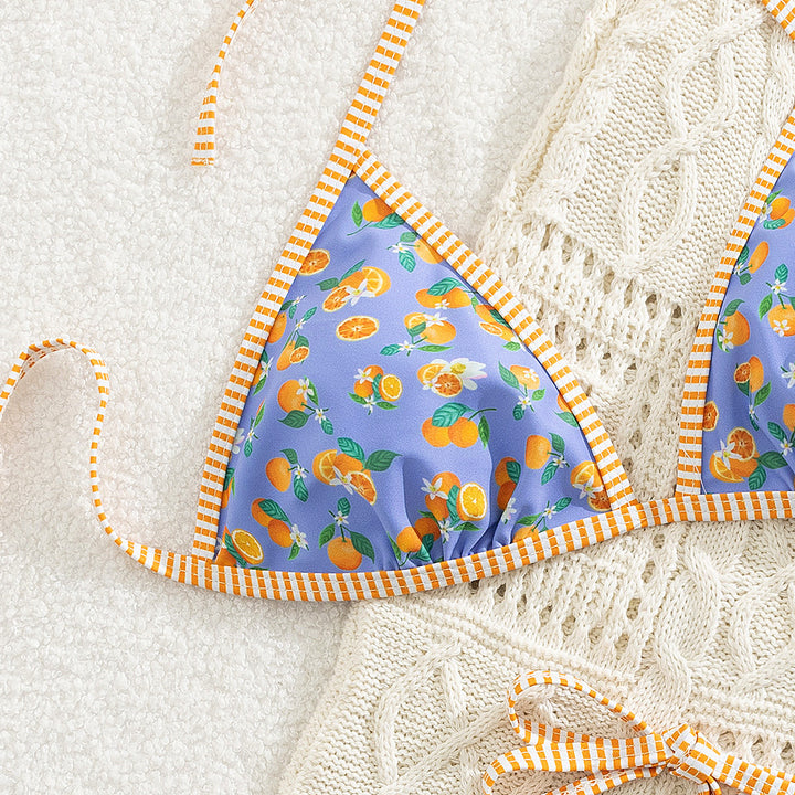 Damen Triangel-Bikini mit Häkeloberteil Echo Archiv