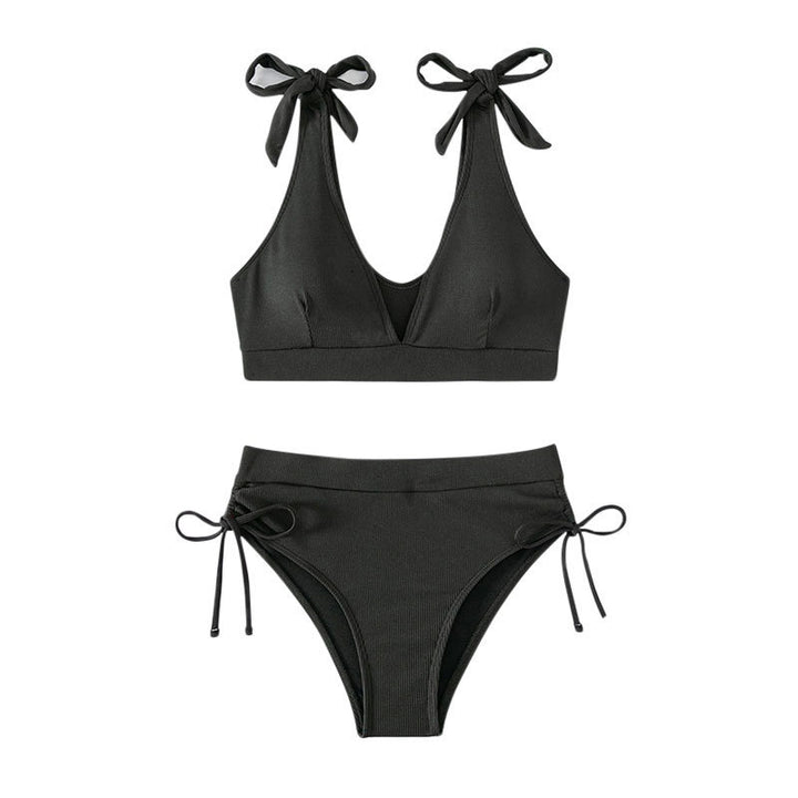 Damen Bikiniset mit hochgeschnittenem Unterteil und verstellbaren Trägern Echo Archiv