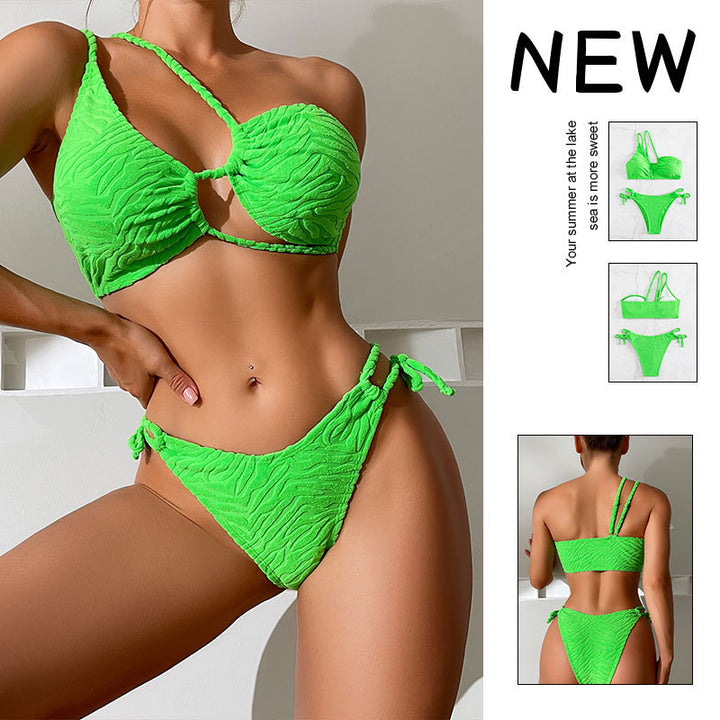 Damen Bikini-Set mit innovativem Wickeldetail und elastischem Material Echo Archiv