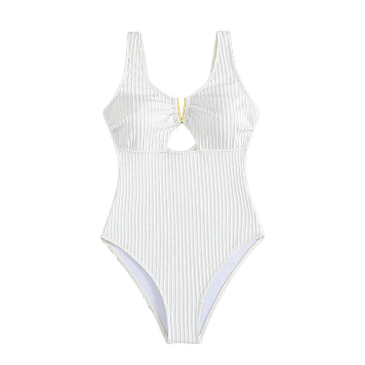 Damen High-Waist Badeanzug mit Cut-Out Echo Archiv