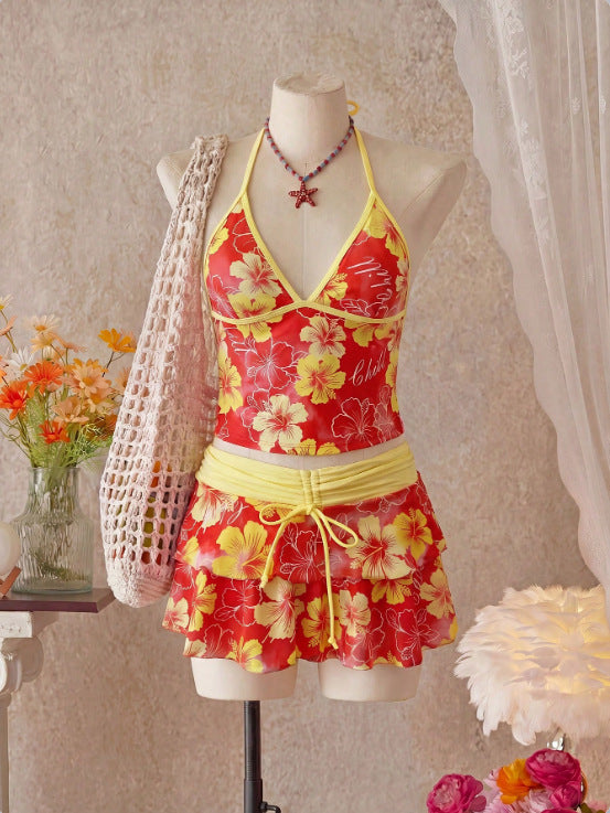 Damen Bikini-Set mit Rock Echo Archiv