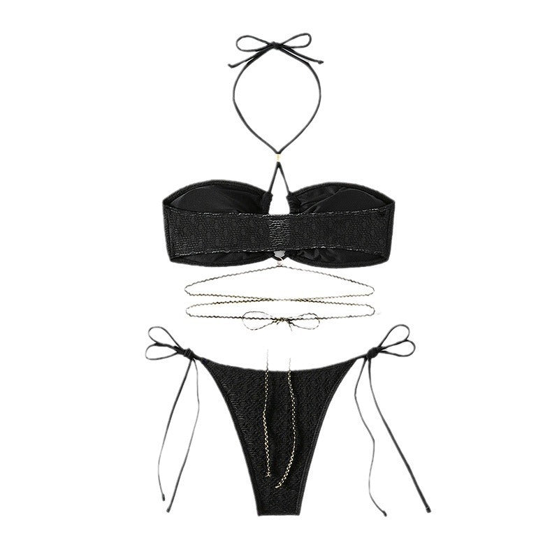 Damen Bandeau-Bikini mit raffiniertem Schnürdesign Echo Archiv