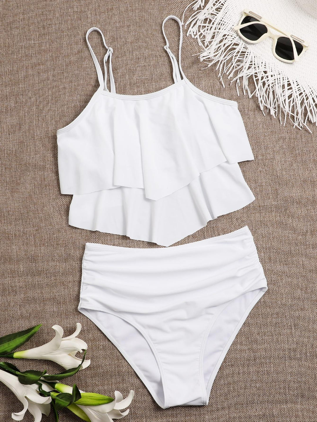 Damen Bikini-Set mit voluminösem Rüschendesign Echo Archiv