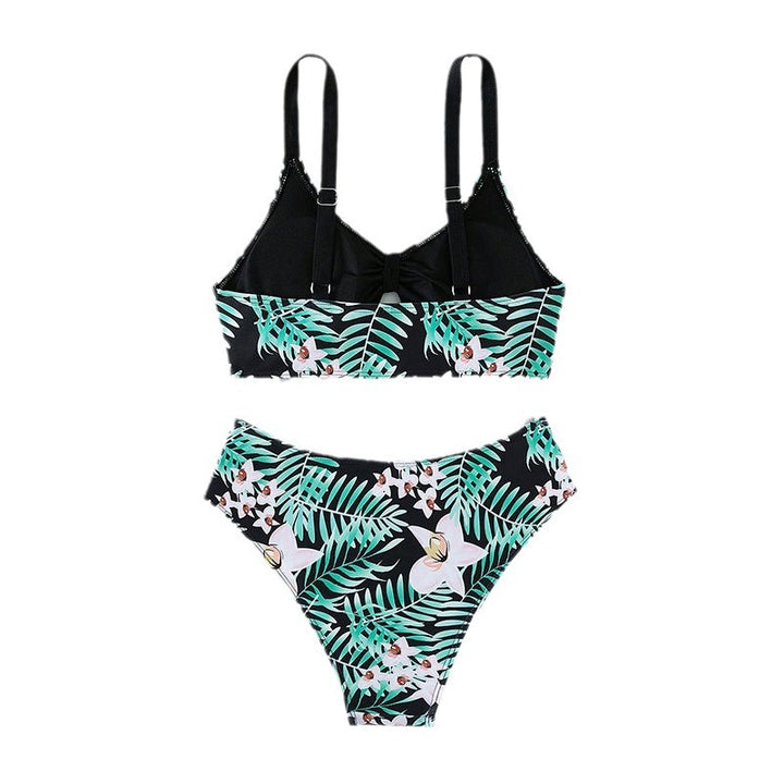 Damen Bikini-Set mit floralem Design und verstellbaren Trägern Echo Archiv