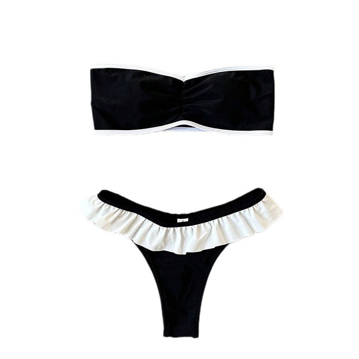 Damen Bandeau-Bikini mit Rüschendetails Echo Archiv