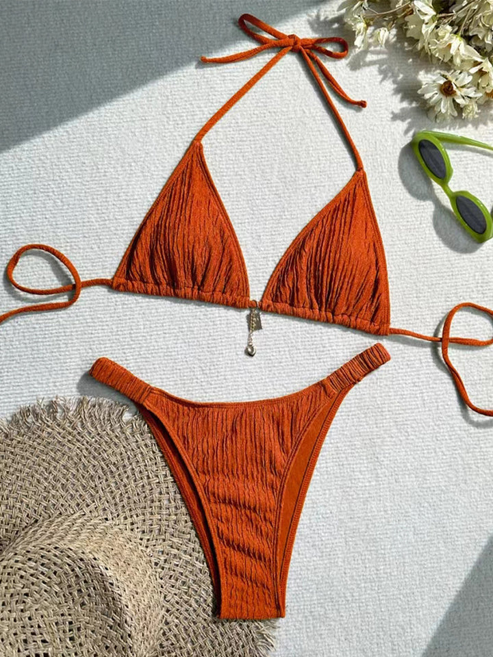 Damen Triangel-Bikini mit raffinierten Rüschen Echo Archiv