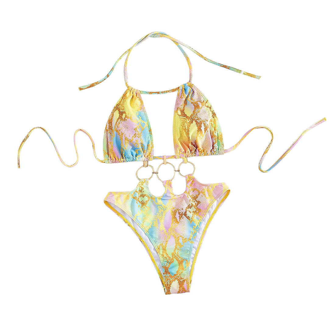 Damen Cut-Out Badenanzug Echo Archiv