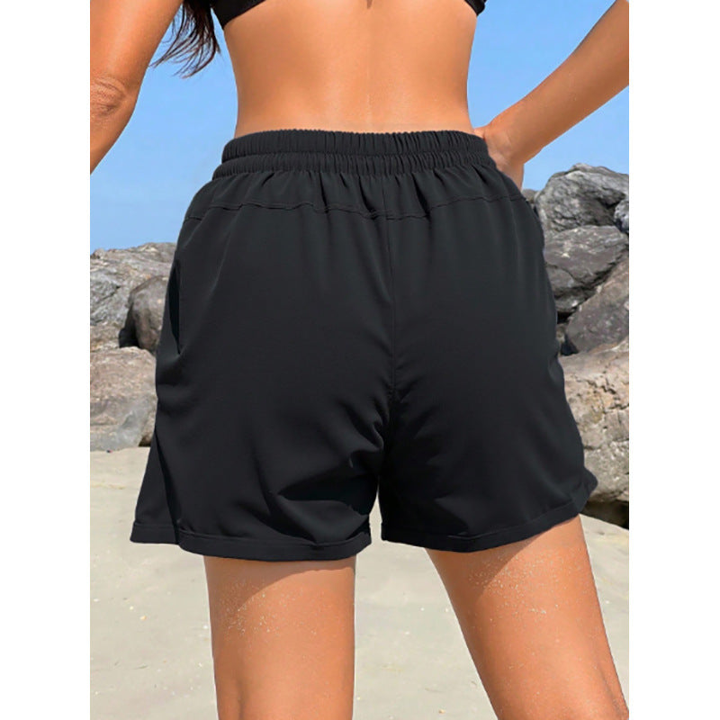 Damen Badeshorts mit verstellbarem Bund und praktischen Taschen Echo Archiv