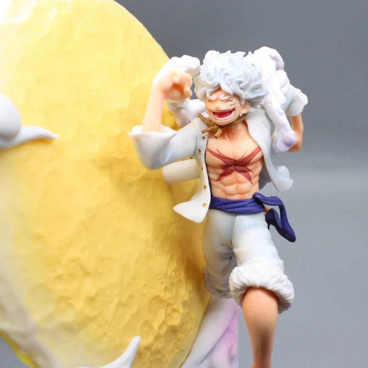 One Piece Anime Figurer Månfé Fairy Nika Monkey D Luffy Action Figurer Staty Modell Docka Samling Julklapp 29cm-Eva Jonsson