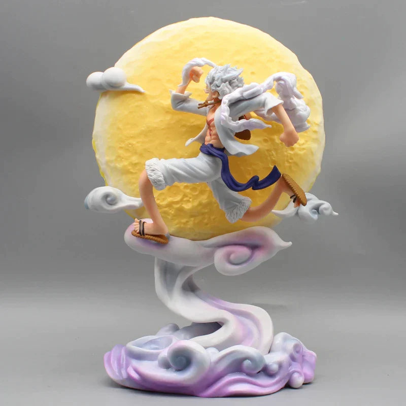 One Piece Anime Figurer Månfé Fairy Nika Monkey D Luffy Action Figurer Staty Modell Docka Samling Julklapp 29cm-Eva Jonsson