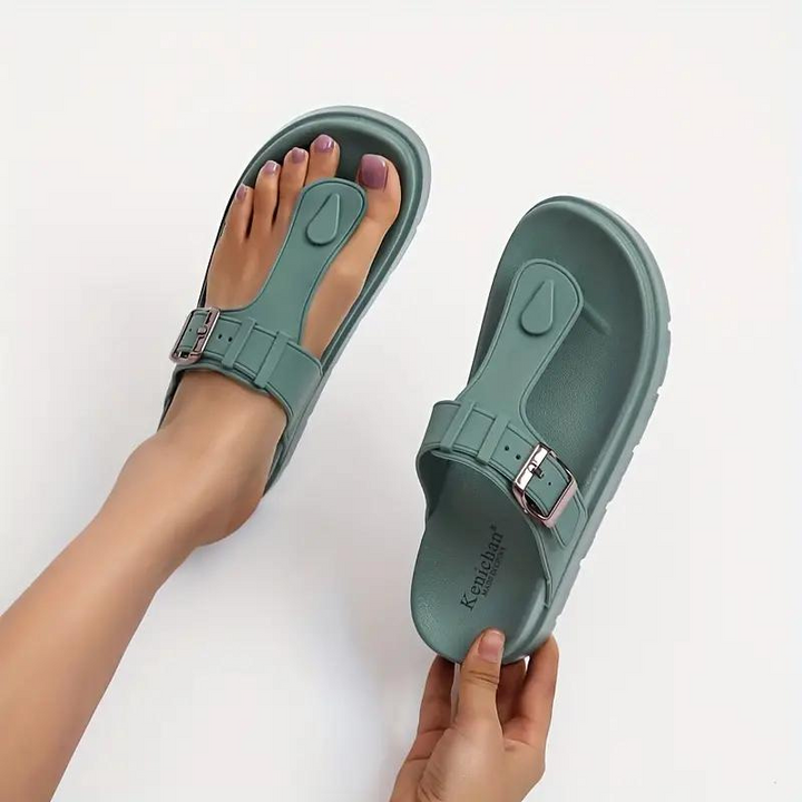 Ortopediska Sandaler, Spänne, Slip On, Flip Flops, Skor För Sommaren-Eva Jonsson
