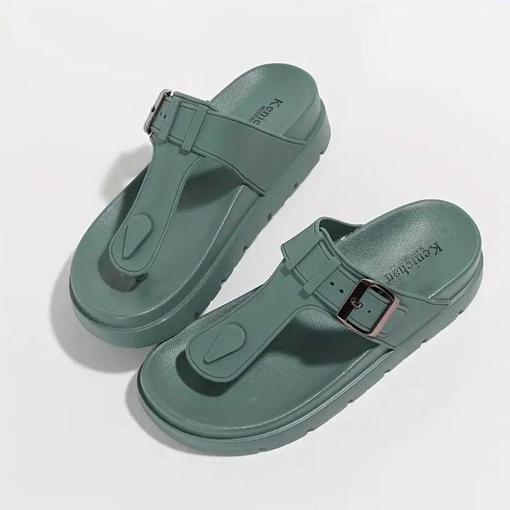 Ortopediska Sandaler, Spänne, Slip On, Flip Flops, Skor För Sommaren-Eva Jonsson