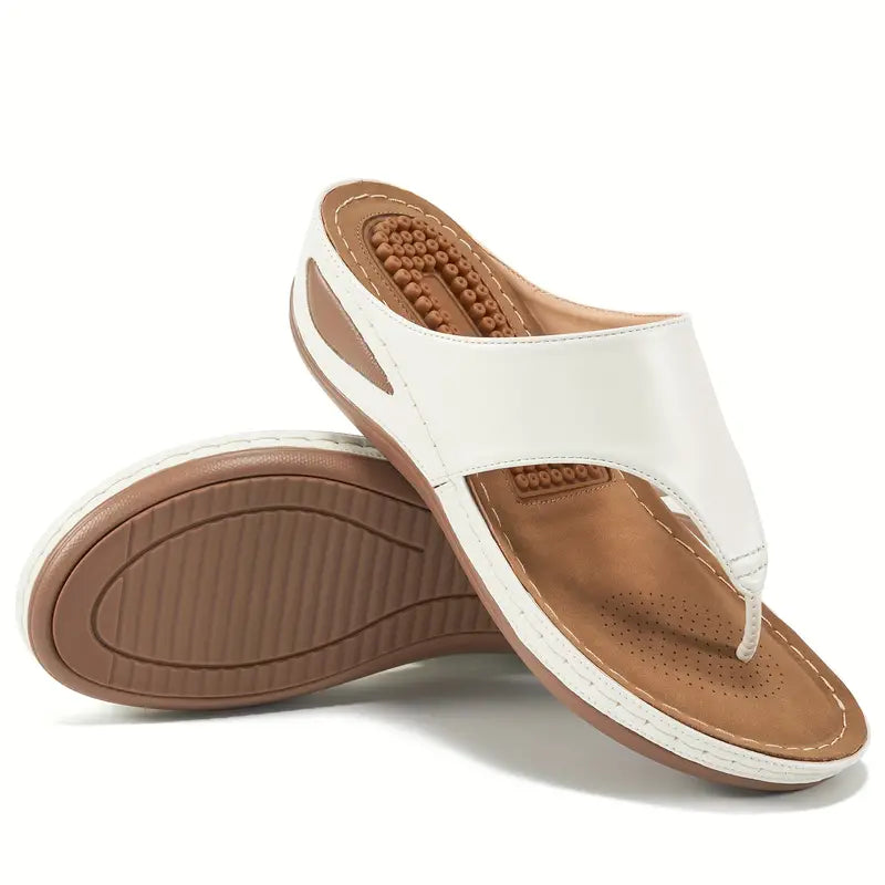 Ortopediska sandaler - Spänne - Stöd för hålfoten - Kilsandaler - Damskor-Eva Jonsson