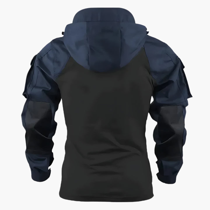 Outdoorjacka | Halv dragkedja | Huva | Taktisk jacka | Herrjacka-Eva Jonsson