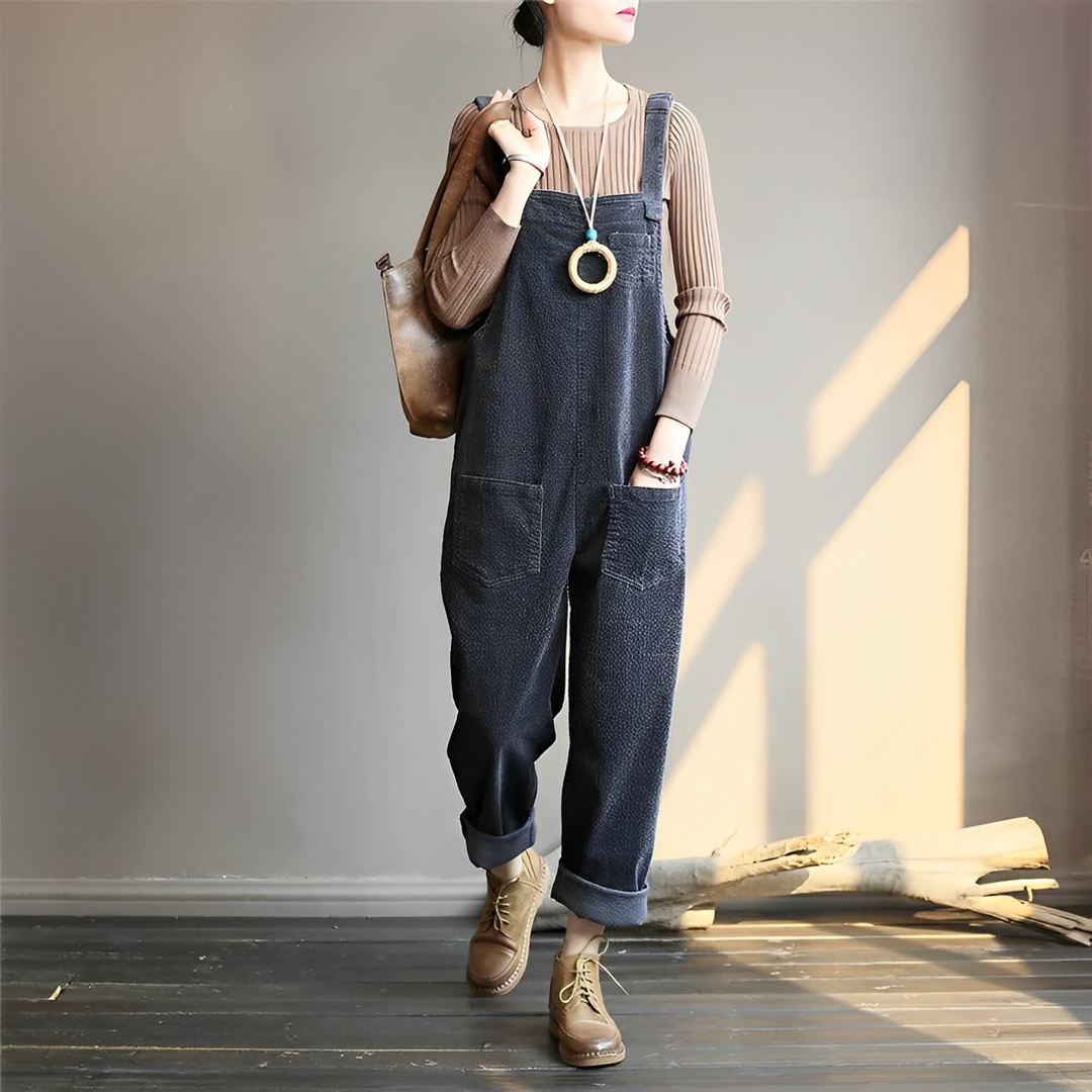 Overall | Ärmlös | Loose Fit | Dungarees i manchester | Jumpsuit i manchester-Eva Jonsson