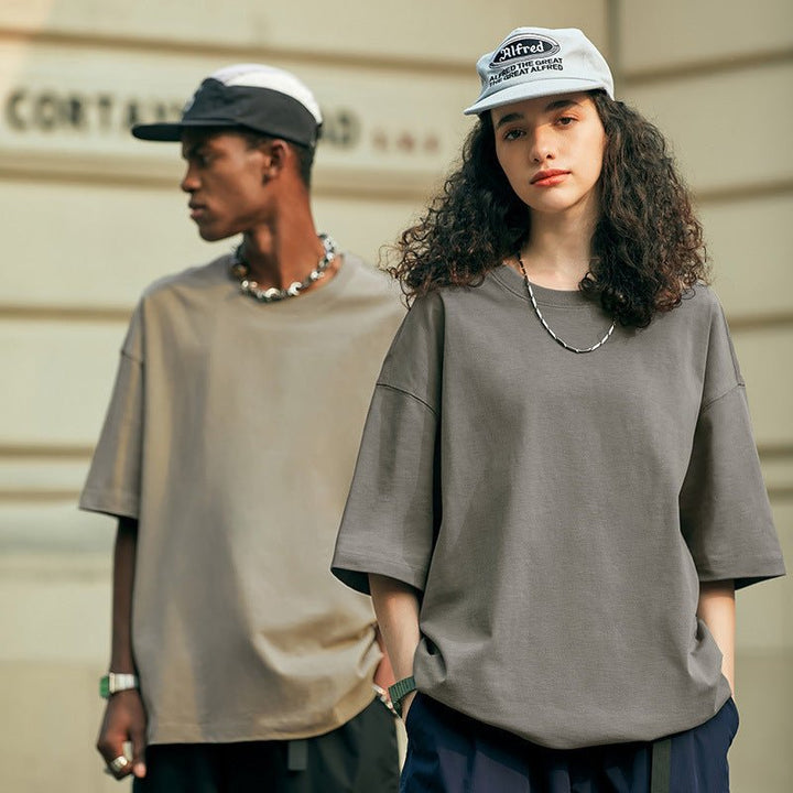 Överdimensionerad T-shirt | Unisex | Lös Passform | T-shirt med rund halsringning | Hip Hop-T-shirts-Eva Jonsson