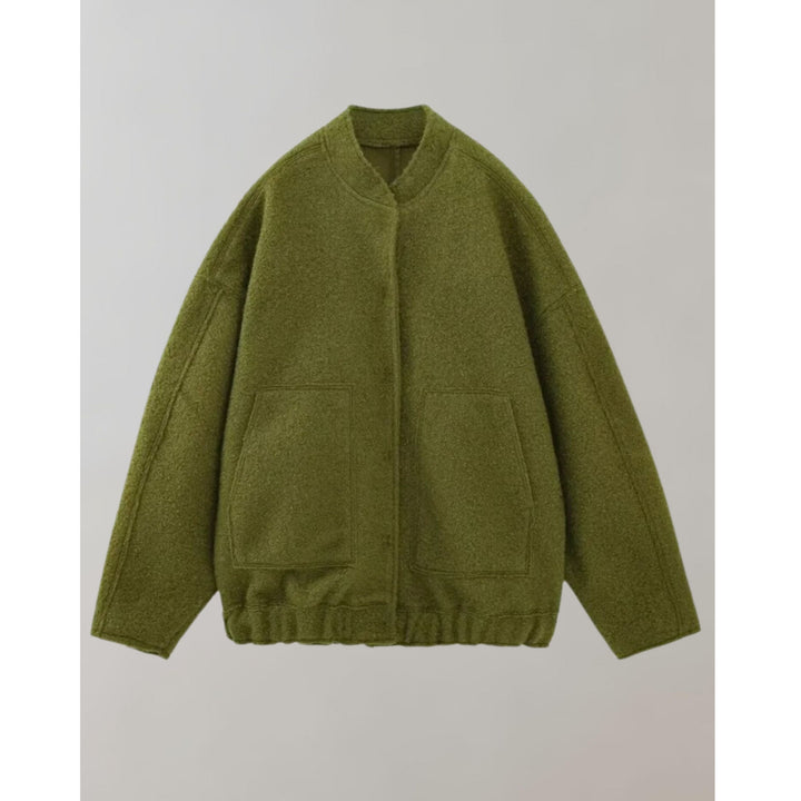Oversized Bomberjacka | Knappslå | Fickor | Oversized Jacka | Damjacka-Eva Jonsson