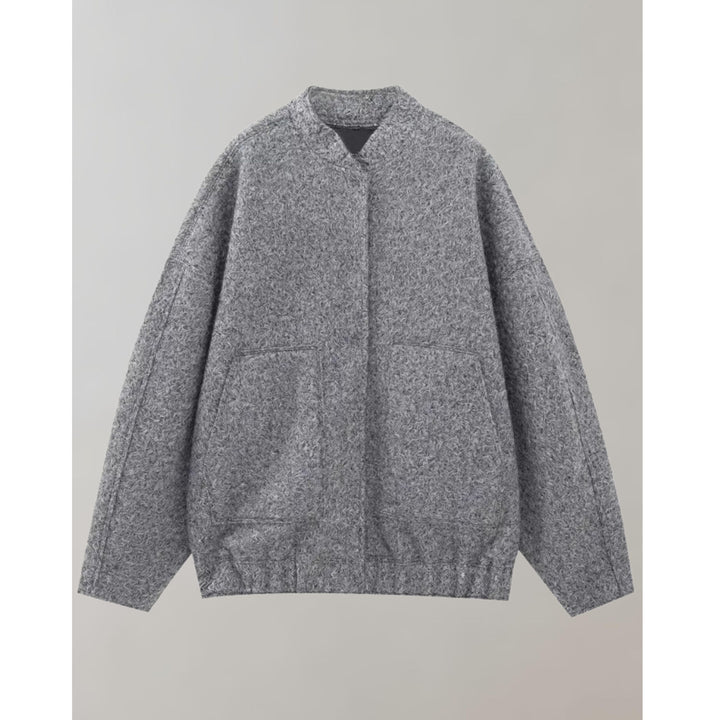 Oversized Bomberjacka | Knappslå | Fickor | Oversized Jacka | Damjacka-Eva Jonsson