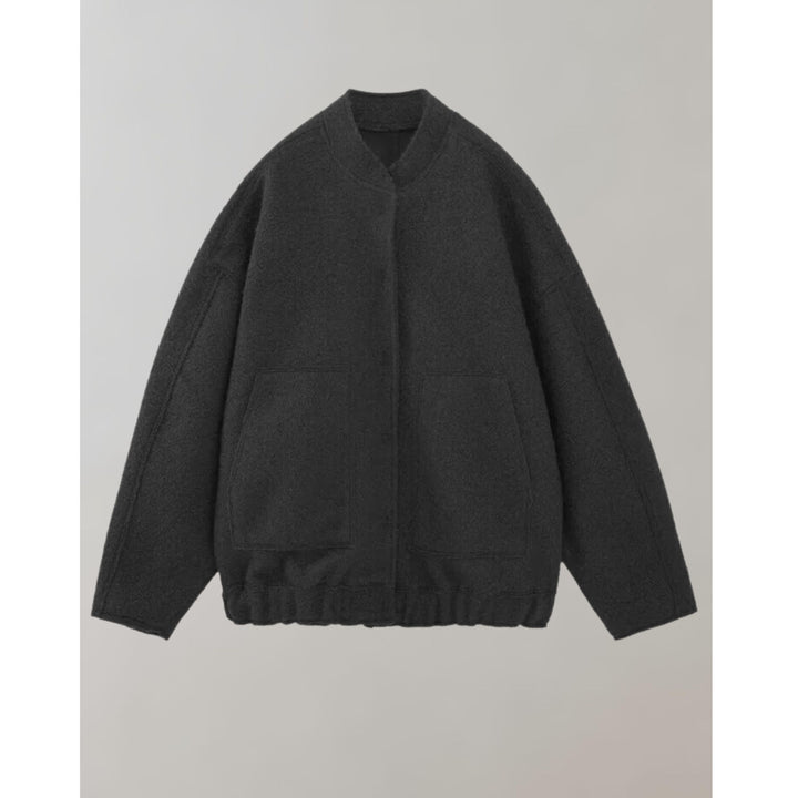 Oversized Bomberjacka | Knappslå | Fickor | Oversized Jacka | Damjacka-Eva Jonsson