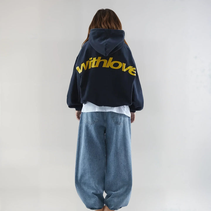 Oversized Hoodie - Loose Fit - Bekväm - Pullover Hoodie - Unisex Hoodie-Eva Jonsson