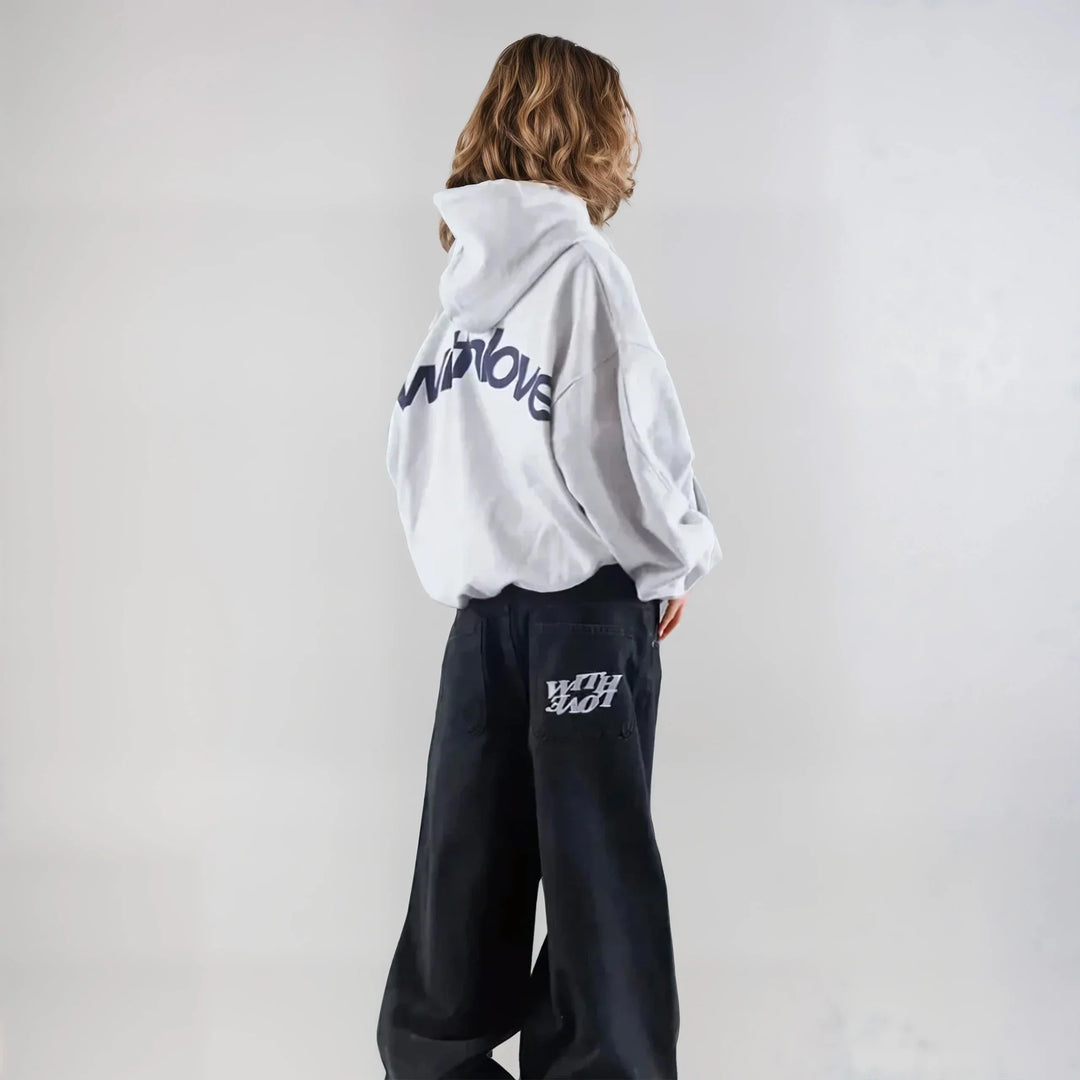Oversized Hoodie - Loose Fit - Bekväm - Pullover Hoodie - Unisex Hoodie-Eva Jonsson