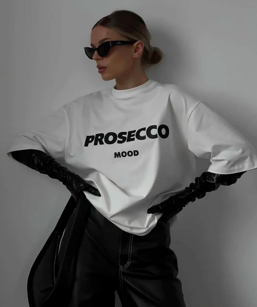 Oversized T-shirt | Rund hals | lös passform | T-shirts för damer | Damkläder-Eva Jonsson
