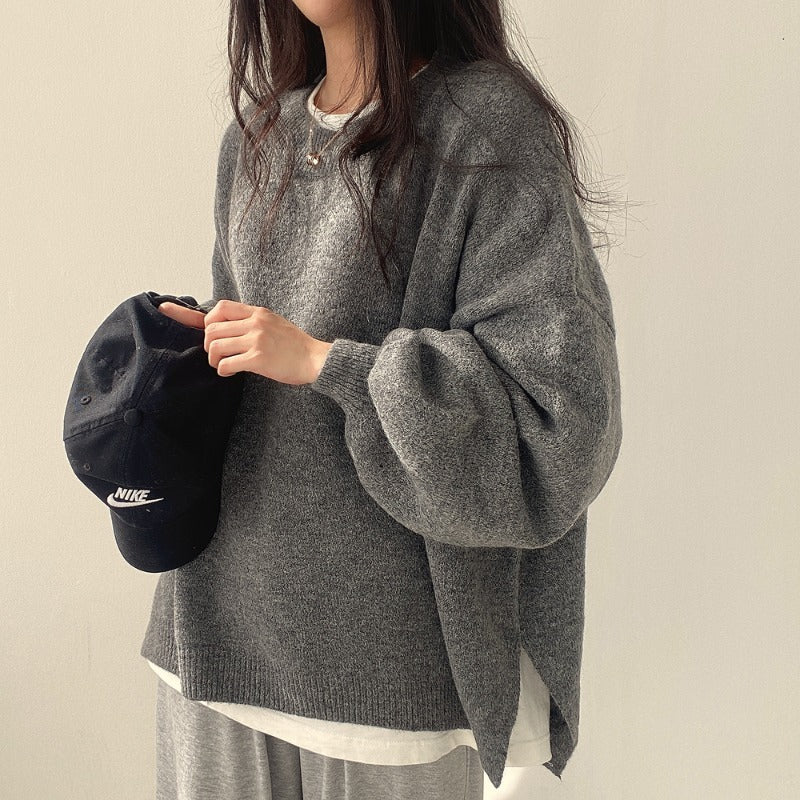 Oversized tröja | Mysig | Ull | Pullovertröja | Vinterkläder för kvinnor-Eva Jonsson