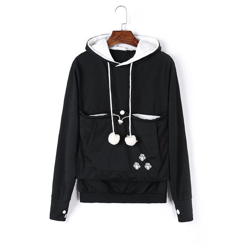 Pet Pouch Hoodie | Långärmad | Pet Carrier | Cat Pouch Hoodie | Dog Carrier Sweatshirt-Eva Jonsson