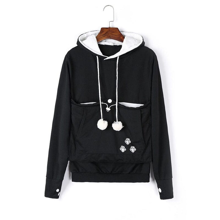 Pet Pouch Hoodie | Långärmad | Pet Carrier | Cat Pouch Hoodie | Dog Carrier Sweatshirt-Eva Jonsson