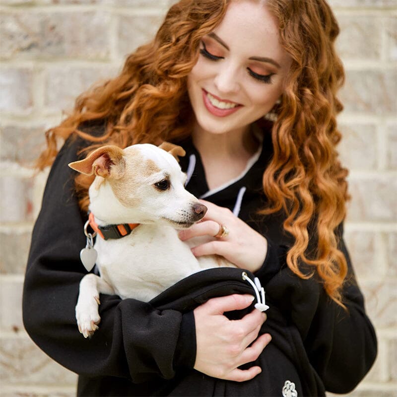 Pet Pouch Hoodie | Långärmad | Pet Carrier | Cat Pouch Hoodie | Dog Carrier Sweatshirt-Eva Jonsson