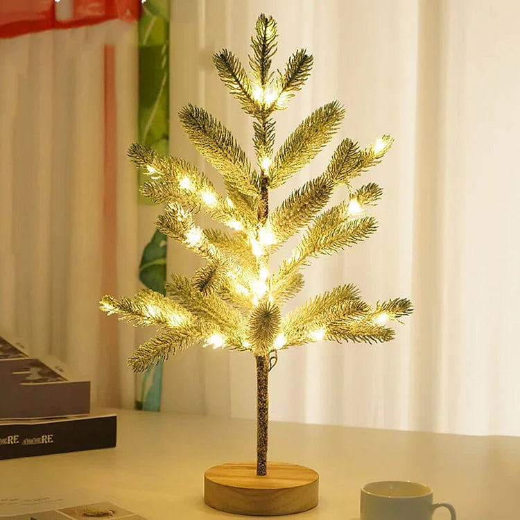 PineGlow - LED-lampa med tall i bonsai-stil för naturlig inredning-Eva Jonsson