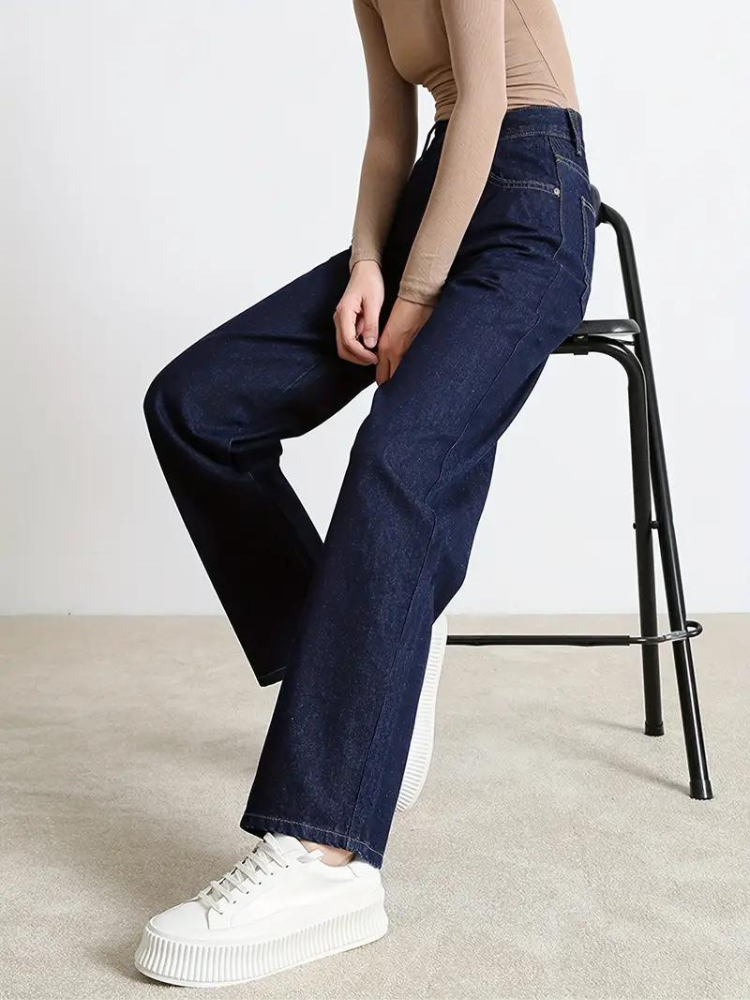 Piper Jeans | Baggy jeans med lös passform för kvinnor-Eva Jonsson