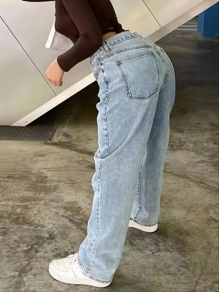 Piper Jeans | Baggy jeans med lös passform för kvinnor-Eva Jonsson