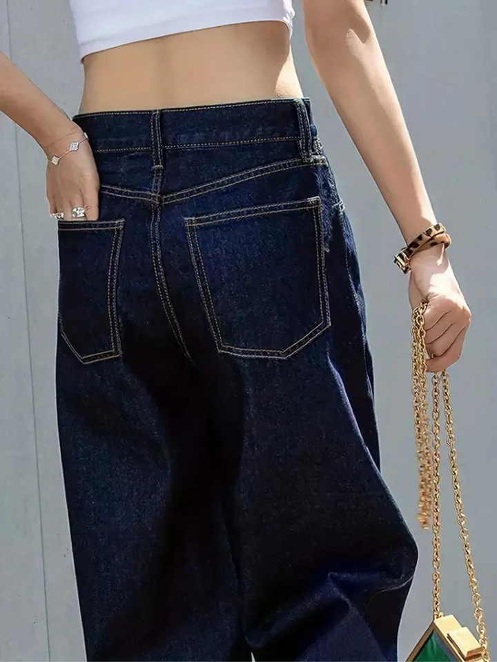 Piper Jeans | Baggy jeans med lös passform för kvinnor-Eva Jonsson