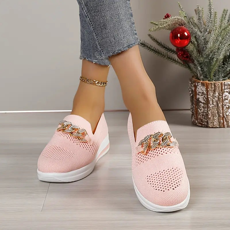 Platform Loafers - Andningsbar - Slip-on - Gångskor - Damskor-Eva Jonsson