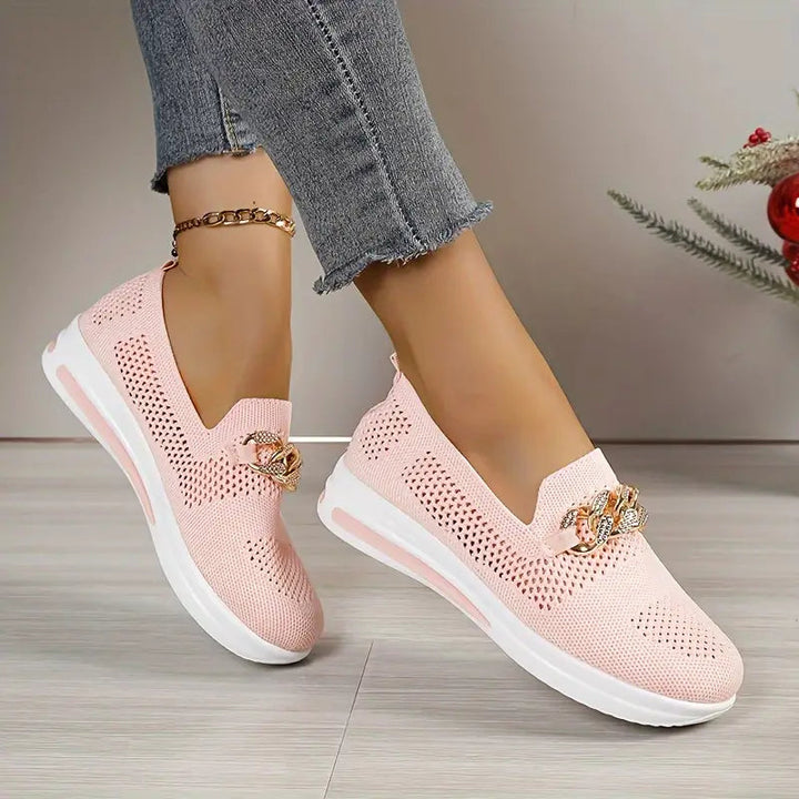 Platform Loafers - Andningsbar - Slip-on - Gångskor - Damskor-Eva Jonsson