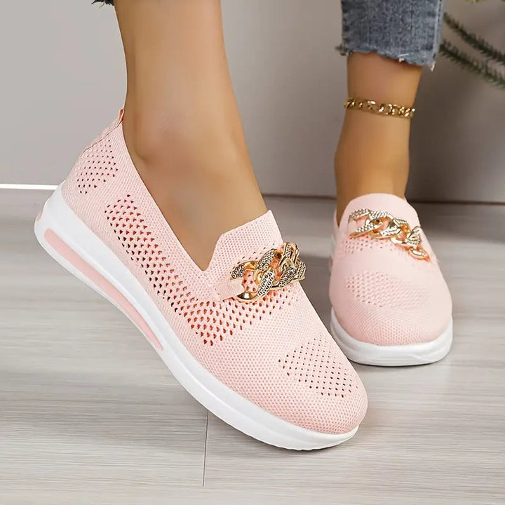 Platform Loafers - Andningsbar - Slip-on - Gångskor - Damskor-Eva Jonsson