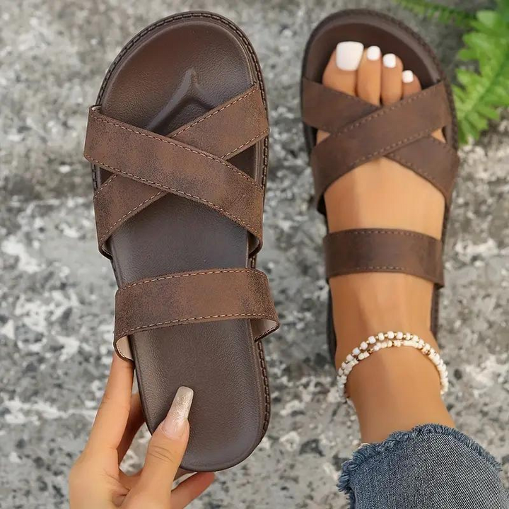Plattformssandaler, Ortopediska, Slip On, Slides, Sommarskor-Eva Jonsson