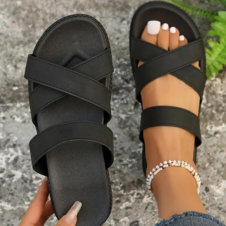 Plattformssandaler, Ortopediska, Slip On, Slides, Sommarskor-Eva Jonsson