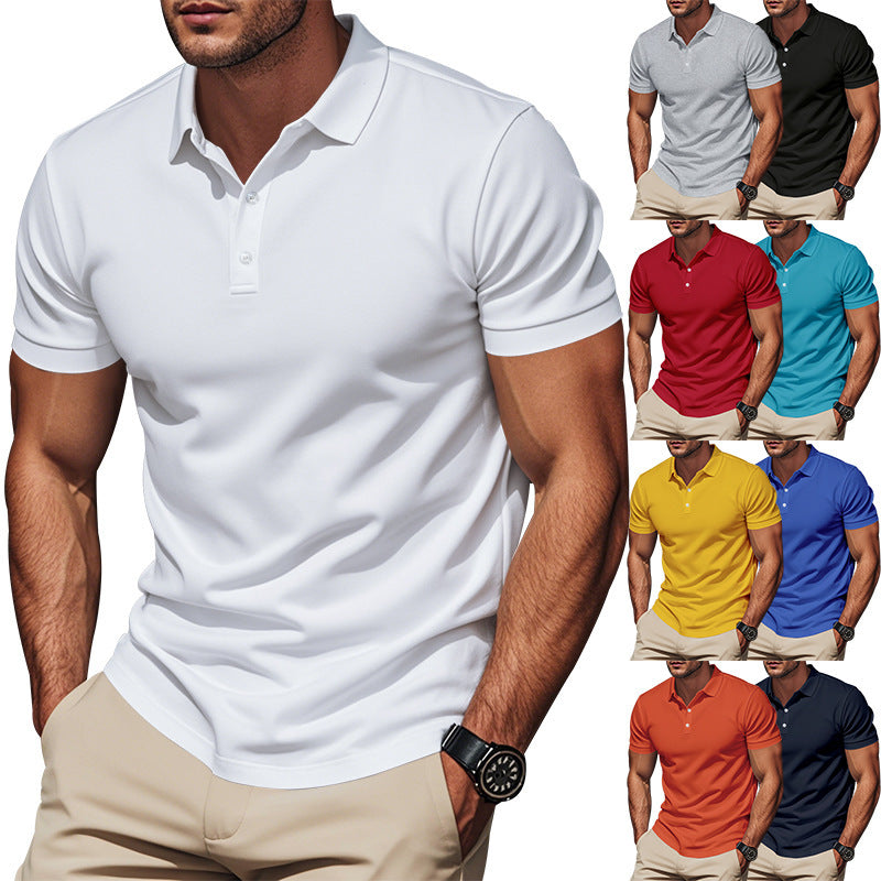 Polotröja | Button-Up | Turn-Down Collar | T-Shirt Polos | Herrskjorta-Eva Jonsson