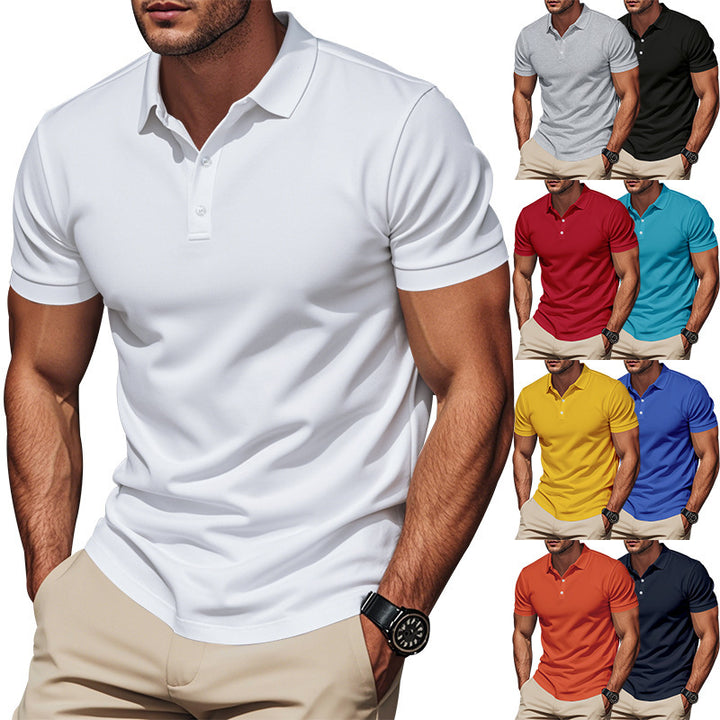 Polotröja | Button-Up | Turn-Down Collar | T-Shirt Polos | Herrskjorta-Eva Jonsson