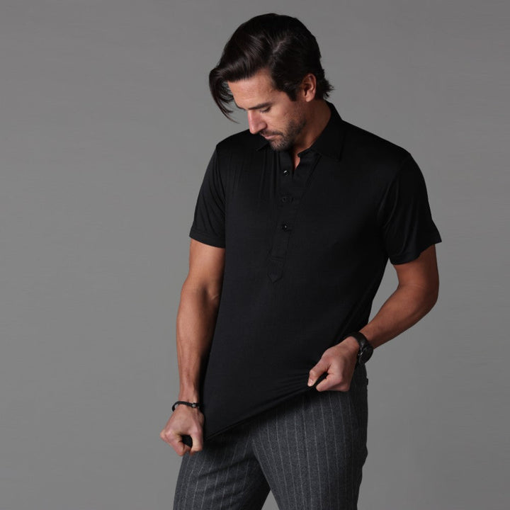Polotröja | Button-Up | Turn-Down Collar | T-Shirt Polos | Herrskjorta-Eva Jonsson